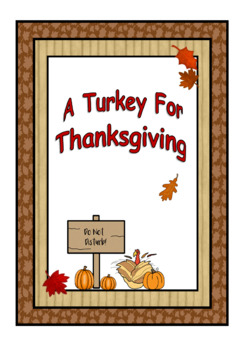Preview of A Turkey For Thanksgiving Main Idea Retell Vocabulary Summarize
