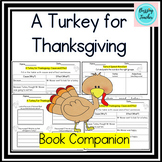 A Turkey for Thanksgiving Book Companion Reading and Writi