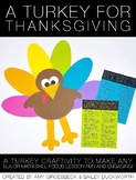 Turkey Craftivity Template Kit - A Turkey for Thanksgiving