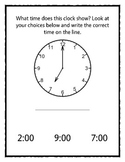 A Unit for Telling Time to the Hour