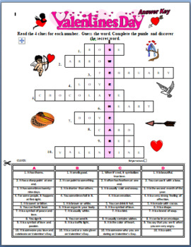 Valentine'S Day Crossword Puzzles - Page 57