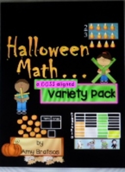 Preview of A Variety of Halloween  Math Activities-Common Core State Standard Aligned