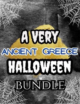 Preview of A Very Ancient Greece Halloween- a BUNDLE of Halloween Activities!