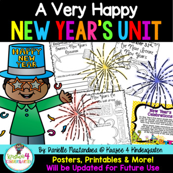 Preview of 2024 New Year Activities | Happy New Year Activities Packet