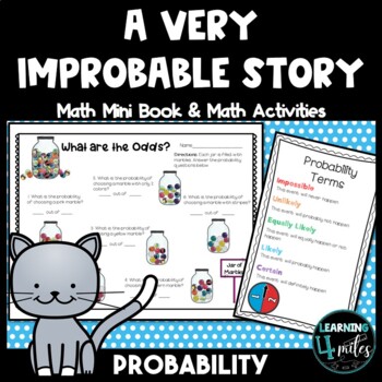 Preview of Probability Activities - Scoot Game - A Very Improbable Story Book Companion