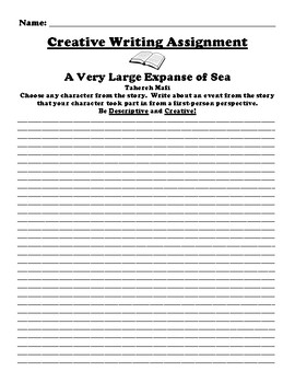 description of sea creative writing