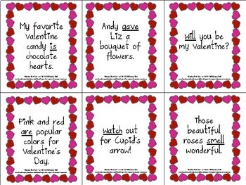 Valentine Verb Sort by Aspire to Inspire Classroom Resources | TPT