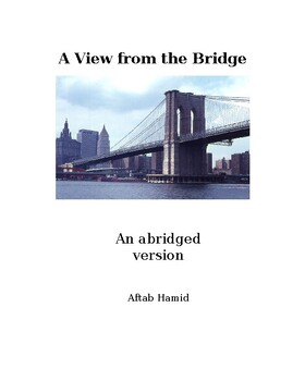 Preview of A View From the Bridge - adapted for ELL, ESL and SEND learners