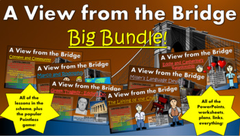 Preview of A View from the Bridge Big Bundle! (All lessons, worksheets, plans, everything!)