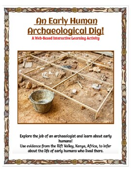 Preview of A Virtual Archaeological Dig of Early Human Site  (Web-Based Activity)