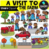 A Visit To The Farm - Short Story Clip Art Set {Educlips Clipart}