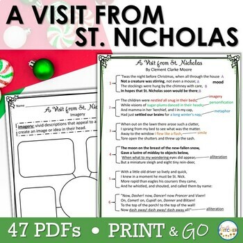Preview of A Visit from St. Nicholas | Twas the Night Before Christmas