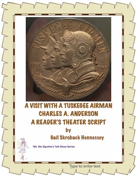 Preview of Tuskegee Airmen: A Reader's Theater Script(A Visit with...)