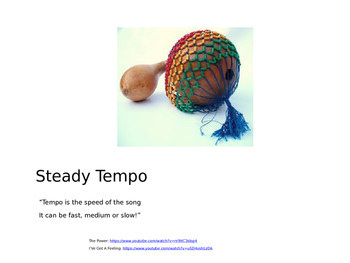 Preview of A Visual Lesson On Steady Tempo