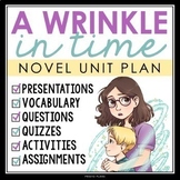 A Wrinkle in Time Unit Plan - Novel Study Reading Unit - M