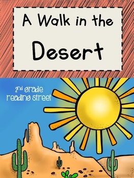 Preview of A Walk in the Desert, 2nd Grade, DIGITAL and Paper Printables and Centers