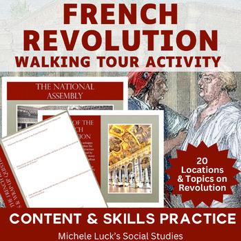 Preview of French Revolution Walking Tour or Gallery Walk