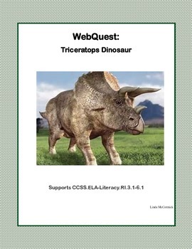 Preview of Triceratops-Webquest