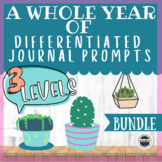 3rd, 4th, 5th grade Differentiated Daily Journal Prompts -