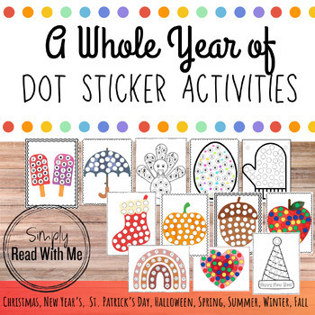 Preview of A Whole Year of Dot Sticker Activities