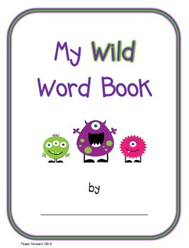 Preview of A Wild Word Book for Primary Writers