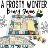 A Winter Board Game: 48 Question Cards –Multiple choice, r