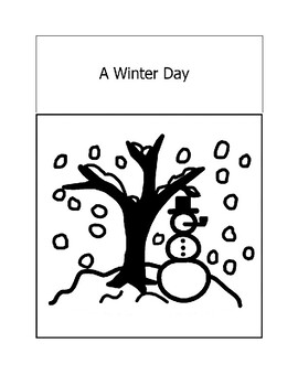 Preview of A Winter Day Preposition Book