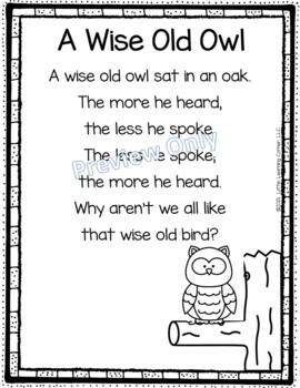 List of Classic Nursery Rhymes and Children's Songs (With Lyrics) - Ox and  Owl Literacy %