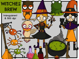 Witches Brew - Spiderwebs & Potions (Digital Clip Art)