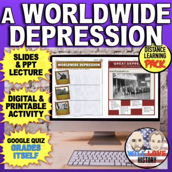 Preview of A Worldwide Depression | Digital Learning Pack
