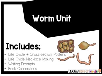 Preview of A Worm Unit - Worm Life Cycle and Label the Worm