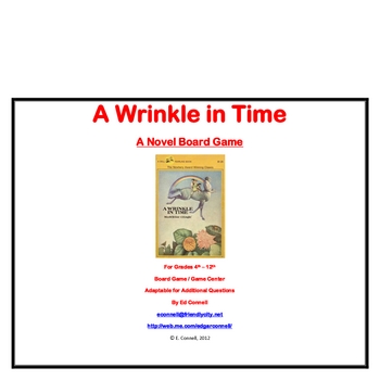 Preview of A Wrinkle in Time Board Game