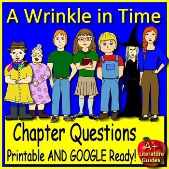 Preview of A Wrinkle in Time Chapter Questions (125) - Comprehension Sets All 12 Chapters