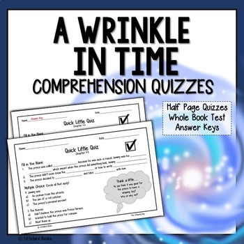 Preview of A Wrinkle in Time Comprehension Questions (A Wrinkle in Time Novel Study)