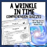 A Wrinkle in Time Comprehension Questions (A Wrinkle in Ti