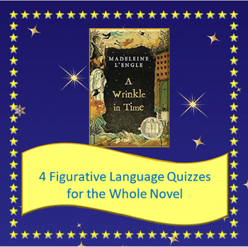 Preview of A Wrinkle in Time Figurative Language for the Whole Novel