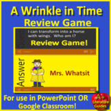 A Wrinkle in Time Game - Test Review Activity for PowerPoi