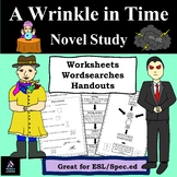 A Wrinkle in Time Novel Study Adapted Resources