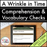 A Wrinkle in Time Novel Study | Google Forms Edition