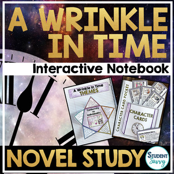 Preview of A Wrinkle in Time Novel Study Interactive Notebook