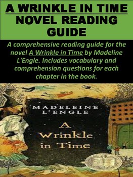wrinkle reading guide novel packet teacher english