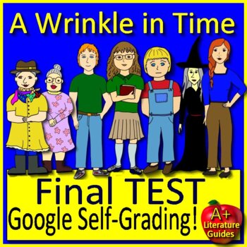 Preview of A Wrinkle in Time Test - Questions from the Characters, Events, Plot, Theme etc.