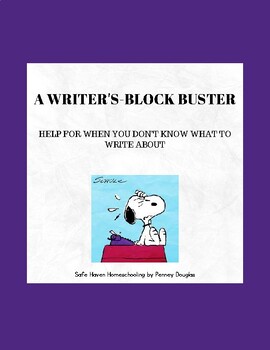 Notes to Readers – Writer's Block!