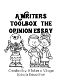 A Writer's Toolbox: writing an opinion paper