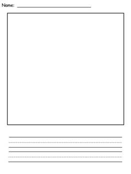 a writing paper for the year picture box lined writing papers