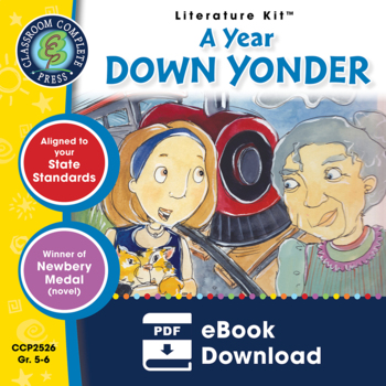 Preview of A Year Down Yonder - Literature Kit Gr. 5-6