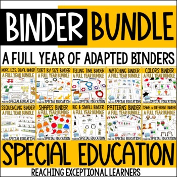 Preview of Adapted Binder BUNDLE