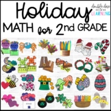 A Year-Long Bundle of HOLIDAY Math Craftivities for 2nd Grade!
