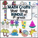 A Year-Long Bundle of Seasonal Math Craftivities for First Grade!