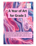 A Year of Art for Grade 5